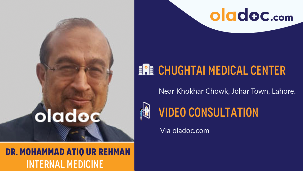 Practice location of Dr. Mohammad Atiq Ur Rehman